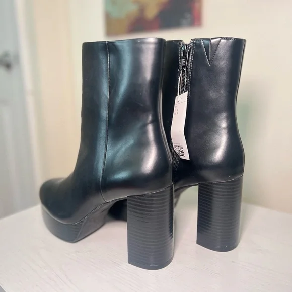H&M black Platform Ankle Boots - Picture 6 of 9